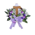 thumbnail image 1 of SIfdSeng Couronne de Pâques Crée une Atmosphère Chaleureuse une Festive Convenant à la Décoration Intérieure et Extérieure Apportant une Sensation de Printemps à Chaque Coin, 1 of 6