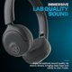 thumbnail image 2 of Auriculares inalámbricos JLab Go Lux ANC, grafito, cancelación activa de ruido híbrida, auriculares Bluetooth supraaurales premium, sonido personalizable, modo Be Aware, comodidad de espuma en la nube, 2 of 5