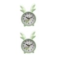 thumbnail image 3 of relayinert Cute Rabbit Deer Shaped Alarm Clock for Bedroom Nordic Style Playful and Endearing Green Deer 2Set, 3 of 6