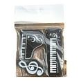 thumbnail image 3 of Denhf 3Pcs Musical Note Erasers, Pencil Erasers Set with Music Symbol Design, Novelty Music Themed Erasers for Choirs, Concerts, and Music Classrooms, Office Stationery Supplies, 3 Styles, White, 3 of 9