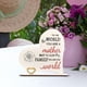 thumbnail image 2 of Placa de madera en forma de corazón, regalo del Día de la Madre, regalos de hijo e hija, letrero de madera para mamá, placa de madre para madre, 2 of 6
