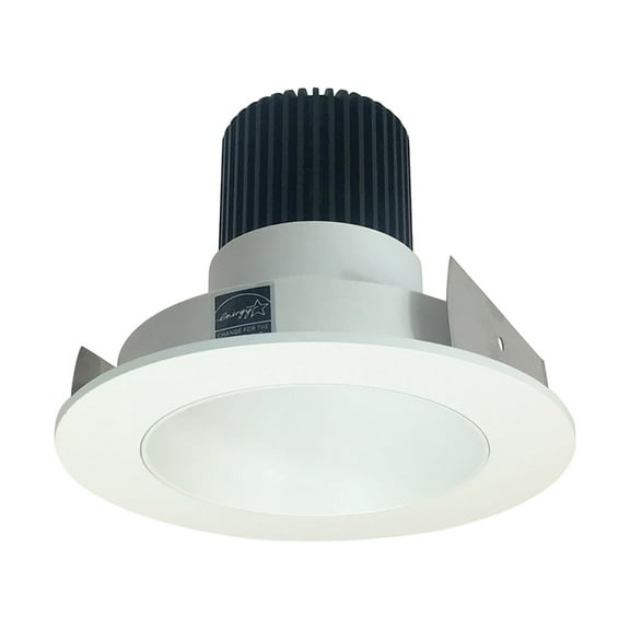 Nora Lighting Nio-4Rndccdx Iolite 4" Led Recessed Trim - Matte Powder White / Matte Powder