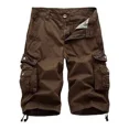 thumbnail image 2 of Pantalones Cortos Cargo De Talla Grande Para Hombre De Moda, 2 of 5