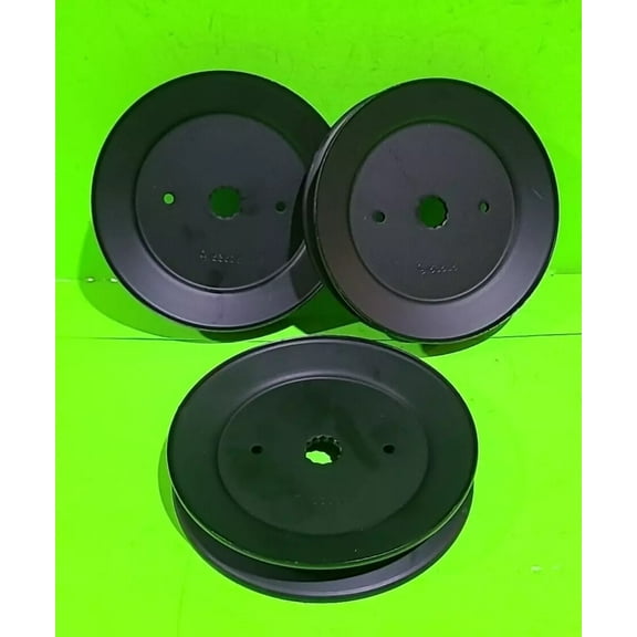 Genuine 3 Pack Husqvarna Spindle Pulleys 532173436 153535 Craftsman Poulan