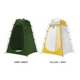 thumbnail image 2 of Portable Privacy Tent for Outdoor Activities: Silver-Coated Anti-Tear Polyester, UV Protection, Ventilated Design with Zippered Window & Large Entrance, Includes Hanging Rope, Storage Pocket, Ground, 2 of 6