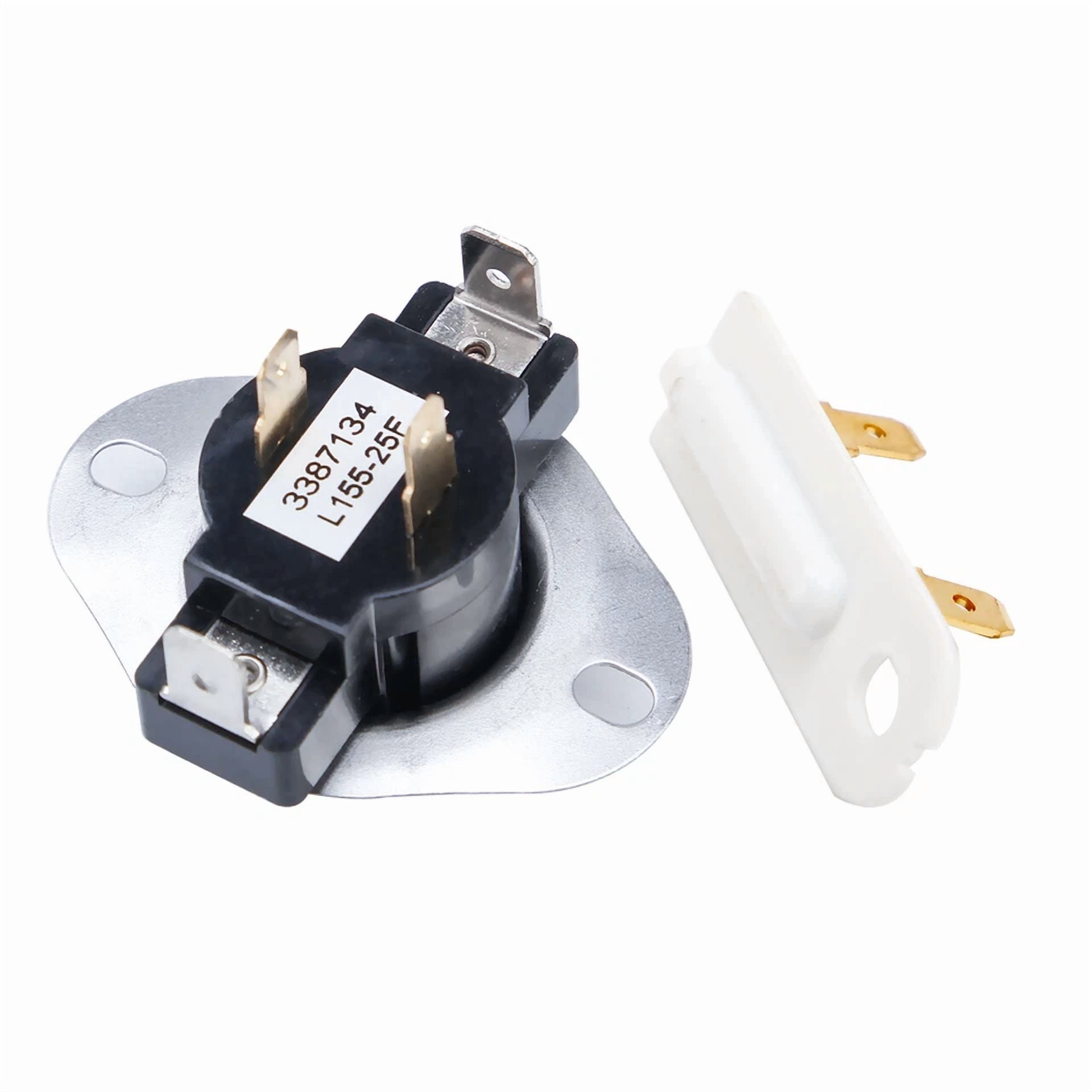 3387134 & 3392519 Pack Kit Dryer Cycling Thermostat & Thermal Fuse For Kenmore