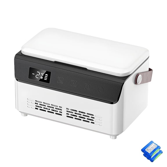 Car Fridge ABS Travel Coolers Box Featuring Double Layer Temperature And Efficient Cooling