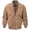 Cognac, variant on Men's Baseball Leather Jacket Vintage bomber Suede Jackets (S, Brown)