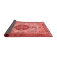 thumbnail image 2 of Ahgly Company Indoor Round Medallion Red Traditional Area Rugs, 5' Round, 2 of 4
