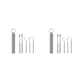 thumbnail image 4 of Injueey Palillo de Limpieza de de viaje Selección Barbacoa Fruta Tenedor Reutilizable Lavable Multifuncional Flosser Flosser con 5PCS 2piezas Injueey  CBP259788, 4 of 6