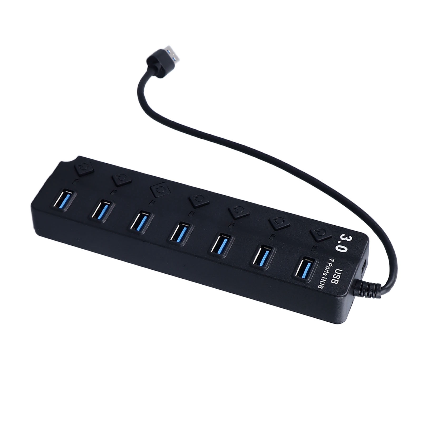 USB Extender, 7 Ports Compatible Multiple Devices USB Hub  For Laptops