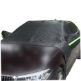 thumbnail image 1 of Funda antinieve para coche, 3 capas de grosor, protección contra heladas, para parabrisas, parasol, funda para nieve para coche con espejos laterales, funda para nieve para coche para sedán, 1 of 4