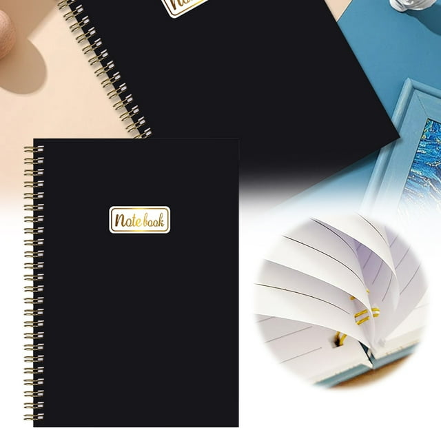 Cqxid Notebook Under $10 Notebook A5 Lined Diary Notebook 8.5 "x 6" Notebook Thick Paper Diary Classic College Horizontal Notebook Suitable For School Supplies