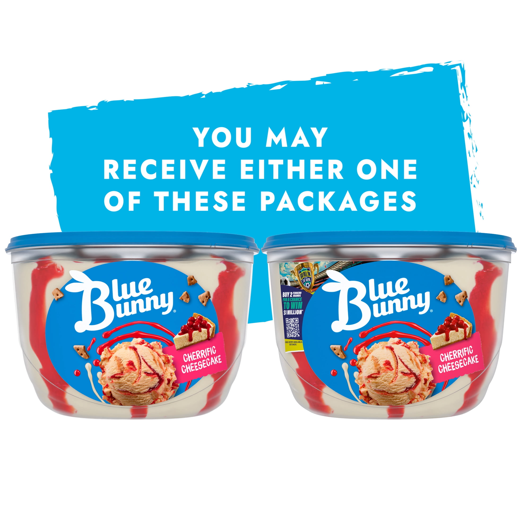 Blue Bunny Cherrific Cheesecake Premium Frozen Dessert, 46 fl oz
