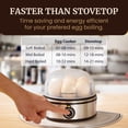 thumbnail image 4 of Cocedor de Huevos Elite Gourmet EGC855SS para 7 Huevos Acero Inoxidable, 4 of 8