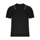 thumbnail image 4 of Playeras Elvqul Caballero Manga Corta Casuales Negro Polo de Color Sólido con Solapa, 4 of 6