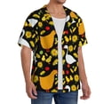 thumbnail image 2 of Fotbe Farm Goose Camisa Estampada de Manga Corta para Hombre, Casual de Verano, Estilo Playero, Sin Arrugas-3X-Large, 2 of 5