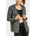 thumbnail image 3 of Sofra Women's Lightweight Cotton Jersey Jogger Pants and Zip-UP Hoodie Jacket Sets, 3 of 7