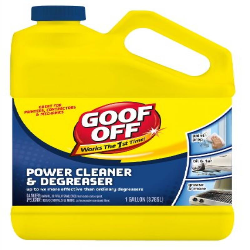 Goof Off FG684 Power Cleaner and Degreaser, 1Gallon