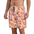 thumbnail image 2 of Balery Funny Food Traje de Baño Estilo Hawaiano para Hombre, Shorts de Secado Rápido con Bolsillos-Large, 2 of 6