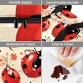 thumbnail image 4 of Seven Starred Ladybird Double Layered Insulated Refrigerated Lunch Bag with Large Capacity - 7.1x11.4x16.1 Inches, 4 of 6