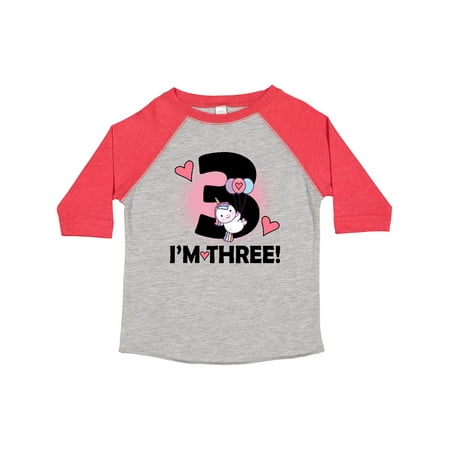 

Inktastic 3rd Birthday 3 Year Old Girl Unicorn Gift Toddler Toddler Girl T-Shirt