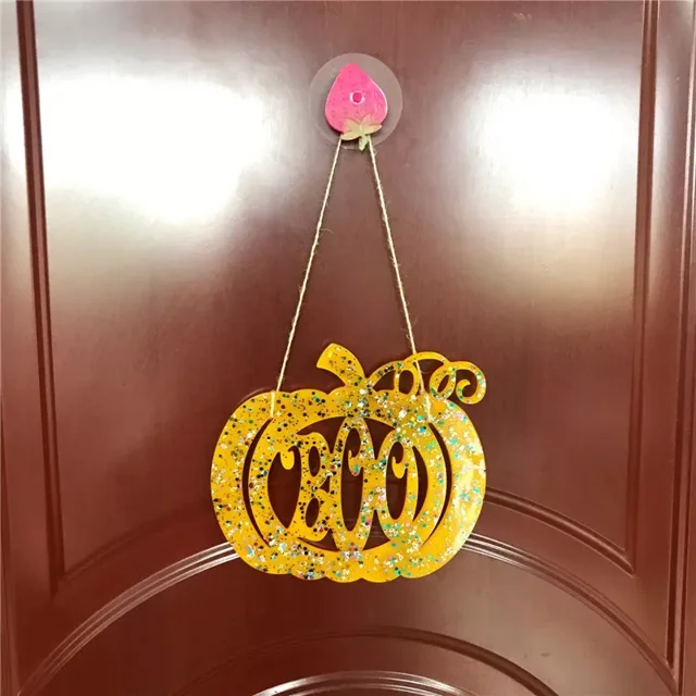 Plantilla de Decoracin de Pared de Halloween Calavera Araa