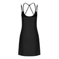 thumbnail image 6 of Wo-Fusoul Women's Casual Camisole Round Neck Sleeveless Dress, Summer Daily Wear, 6 of 8