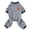 Gray, variant on kladzum Dog Clothes Pet Pajamas Home Clothes Cotton Leather Pajamas Pajamas Knitted Pet Clothes Warm Dog Coat Dogs Costumes