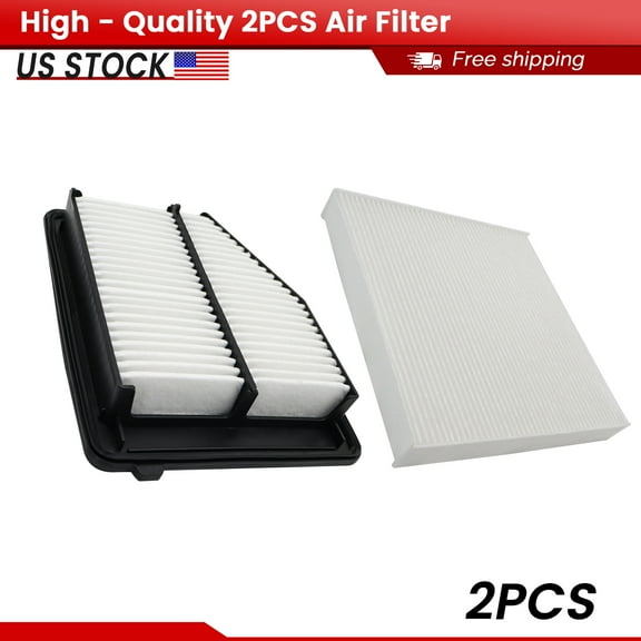 ACB ZONE Engine Air Filter and Cabin Air Filter Kit for Honda Civic 12-15 Acura ILX 13-15 L4 1.8L 2.0L, OEM Air Filter Replacement (CA11113 CF10134)