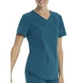 thumbnail image 3 of Scrubstar Women's Antimicrobial Premium Ultimate Mock Wrap Scrub Top, 3 of 11