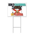 thumbnail image 1 of Dont California My Florida Flag Bear (18" x 24") Yard Sign, Includes Metal Step Stake, 1 of 6