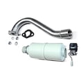 thumbnail image 1 of Center Rear Exhaust With Muffler for: Predator 212cc, GX160, GX200, 1 of 4