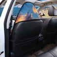 thumbnail image 4 of Uorisanigo Car Seat Cover Towel Waterproof Non-Slip Vehicle Seat Protector Universal Fits Cars SUVs Trucks, Great for Gym, Pets, Outdoor Sports(Yellow Sunset Palm Tree), 4 of 6