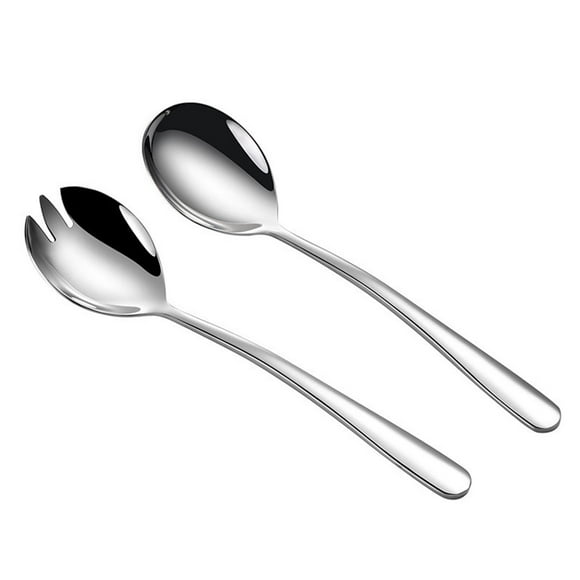 Juego de cucharas para servir, cuchara grande para servir de acero inoxidable 304, diseño moderno y elegante, acabado pulido a espejo para servir en bufé, vajilla duradera y multifuncional para su