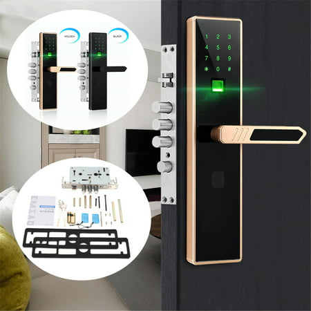 Marsin Door Security, Universal Smart Door Lock, Fingerprint Touch Lock , proximity card Lock, Password lock ,Anti-theft (Best Smart Door Lock 2019)