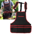 thumbnail image 2 of LHCER Multifunction Adjustable Polyester Garden Work Apron with Pockets Tools Aprons Organizer,Multi‑Pocket Apron,Apron, 2 of 10