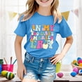thumbnail image 2 of TZEWGL Cute Shirt For Kid Short Sleeve Letter Printed Round Neck Clothes For Newborns size 6-7T, 2 of 4