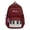 Wine Red, variant on Polka Dot Printed Backpack, Lightweight Loptop Backpack with Pendant, Multi-layer Backpack for Travel Shopping (Wine Red)