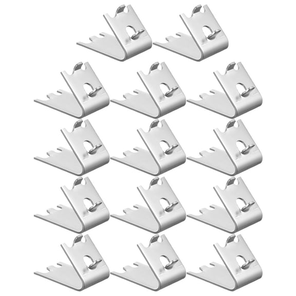 RENACLIPY 14-Piece Stainless Steel Heavy Duty Cooler Shelf Support Clips Replacement Brackets for Easy Installation