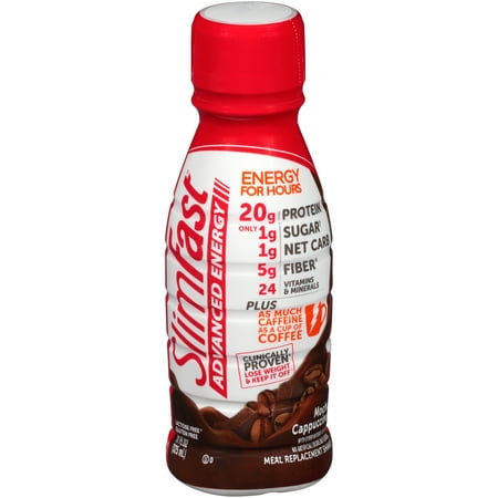 SlimFast Coffee House Mocha Cappuccino Meal Replacement Shake 11 fl oz