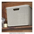 thumbnail image 4 of Kit 4 Cajas Organizadoras de Plástico Biodegradable Terragave  Tipo Rattan (Beige), 4 of 5
