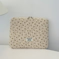 thumbnail image 6 of JINZJ Floral Laptop Sleeve Quilted Laptop Case For 15 Inch Laptop Tablet (yellow), 6 of 7