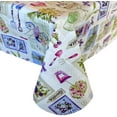 thumbnail image 4 of Newbridge Easter Garden Party Spring and Summer Vinyl Flannel Backed Tablecloth, 60” x 84” Oval, 4 of 6
