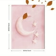 thumbnail image 3 of Pink Moon and Stars Canvas Wall Art， Perfect for Bedroom， Living Room， Nursery， Girl's Room， and Dorm Room Decor, 3 of 8