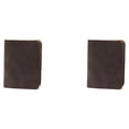 thumbnail image 3 of Cartera para hombre Qarigey monedero bolsillo para monedas cuero Marrón, 3 of 6