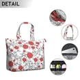 thumbnail image 3 of Abstract Floral Watercolor Weekender Bag, Large Capacity Carry-On Tote with Durable Handles for Women Travelers, 3 of 5
