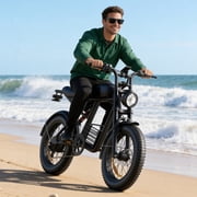 Electric Bike for Adults,750W Motor 1500W Peak,Top Speed 30MPH, Max 55miles,20×4.0 Fat Tires,48V 20Ah Battery,UL 2849,Fit for 18+