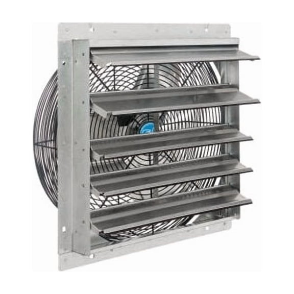 Continental Dynamics Direct Drive 18"" Exhaust Fan w/ Shutter 1 Speed 5250CFM 1/