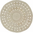 thumbnail image 3 of BoutiqueRugs Changewater Traditional, Transitional Area Rug - Beige - 3' Round, 3 of 3